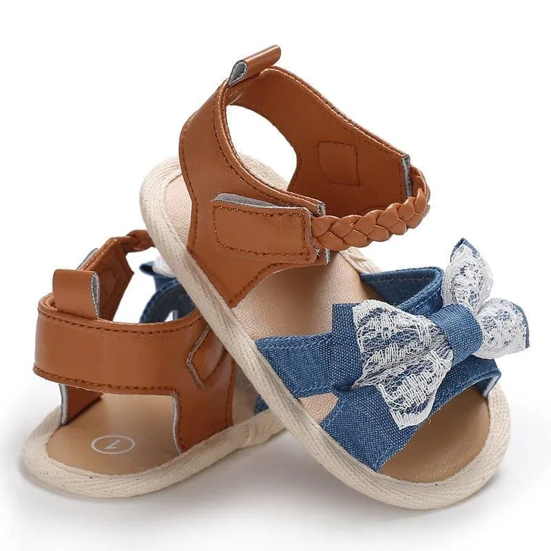 Angelodini™ Summer Princess Soft-Sole Baby Sandals