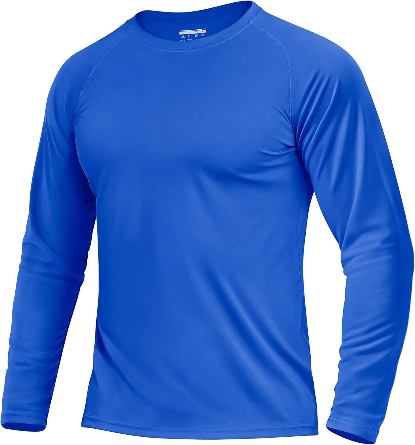 Boladeci Men's UPF 50  Sun Protection UV SPF Shirts Long Sleeve Lightweight Quick Dry Swim T-Shirts Rash Guard