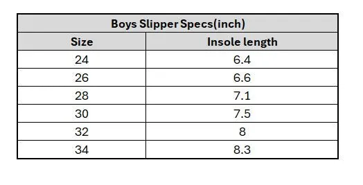 Boys Slipper 2288-9-Yellow