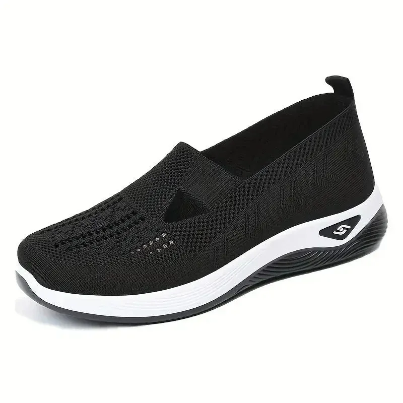 Breathable Hollow-Out Flats for Women