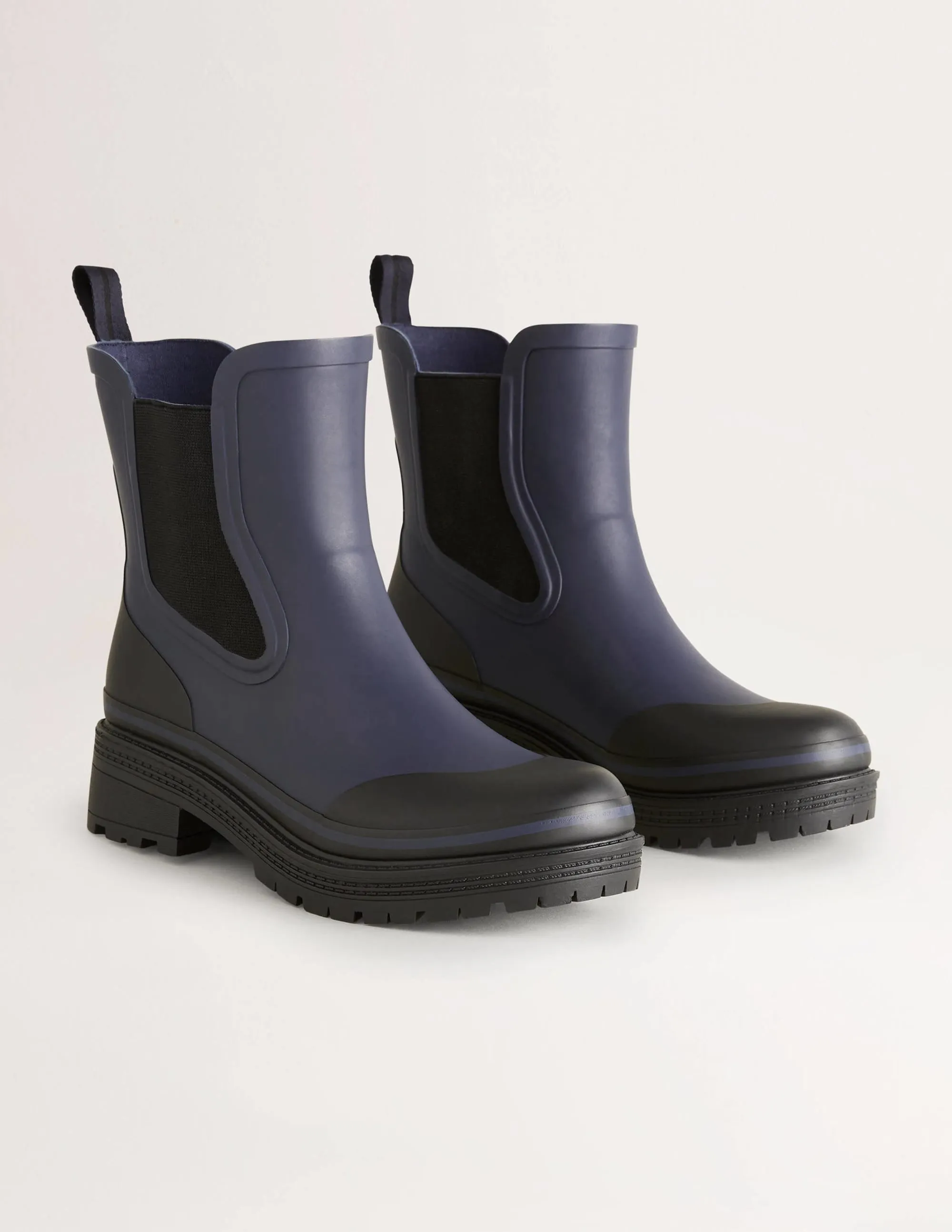 Chelsea Wellington Boots-Navy