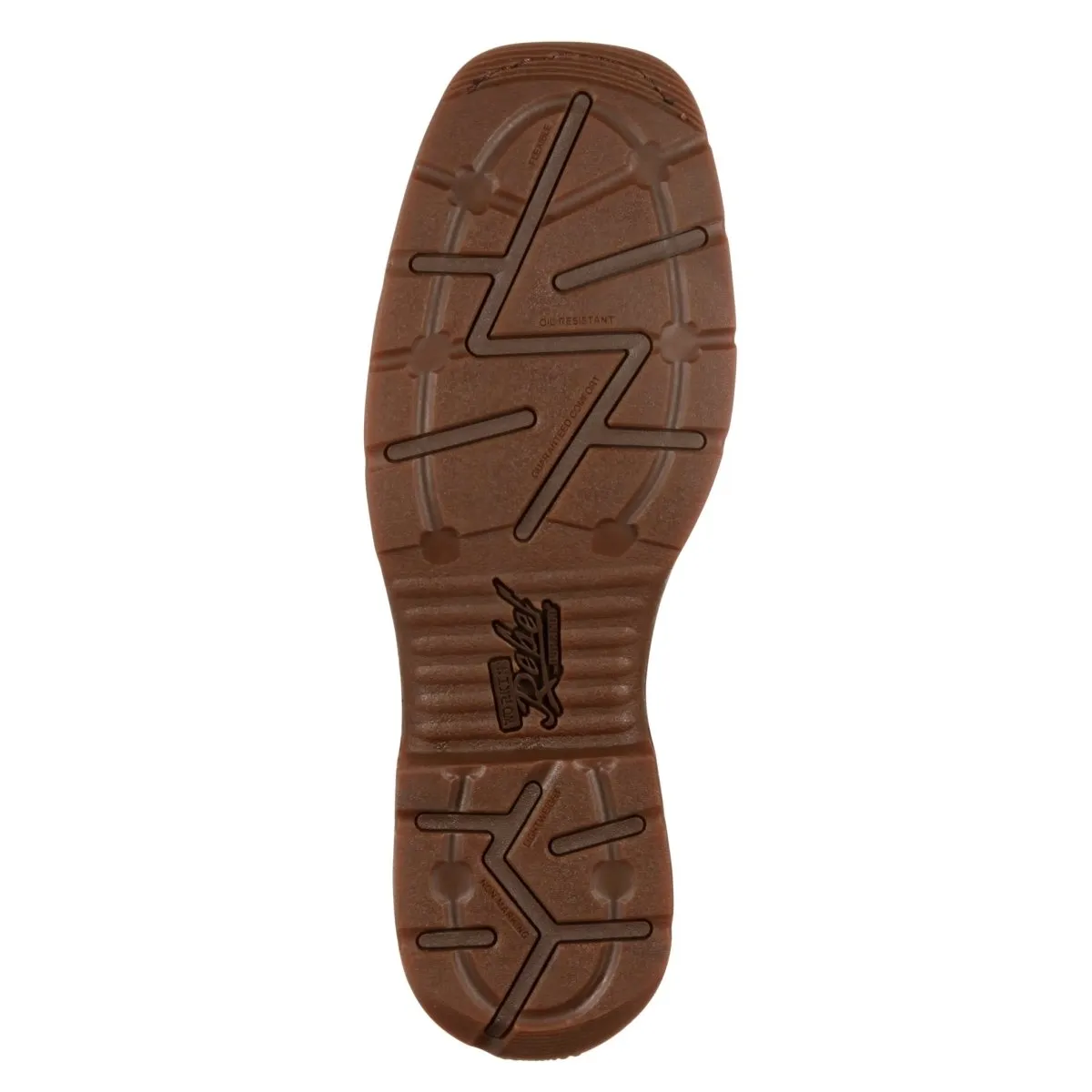 Durango Rebel Men's Steel Toe Texas Flag Western Work Boots Db021 In Brown