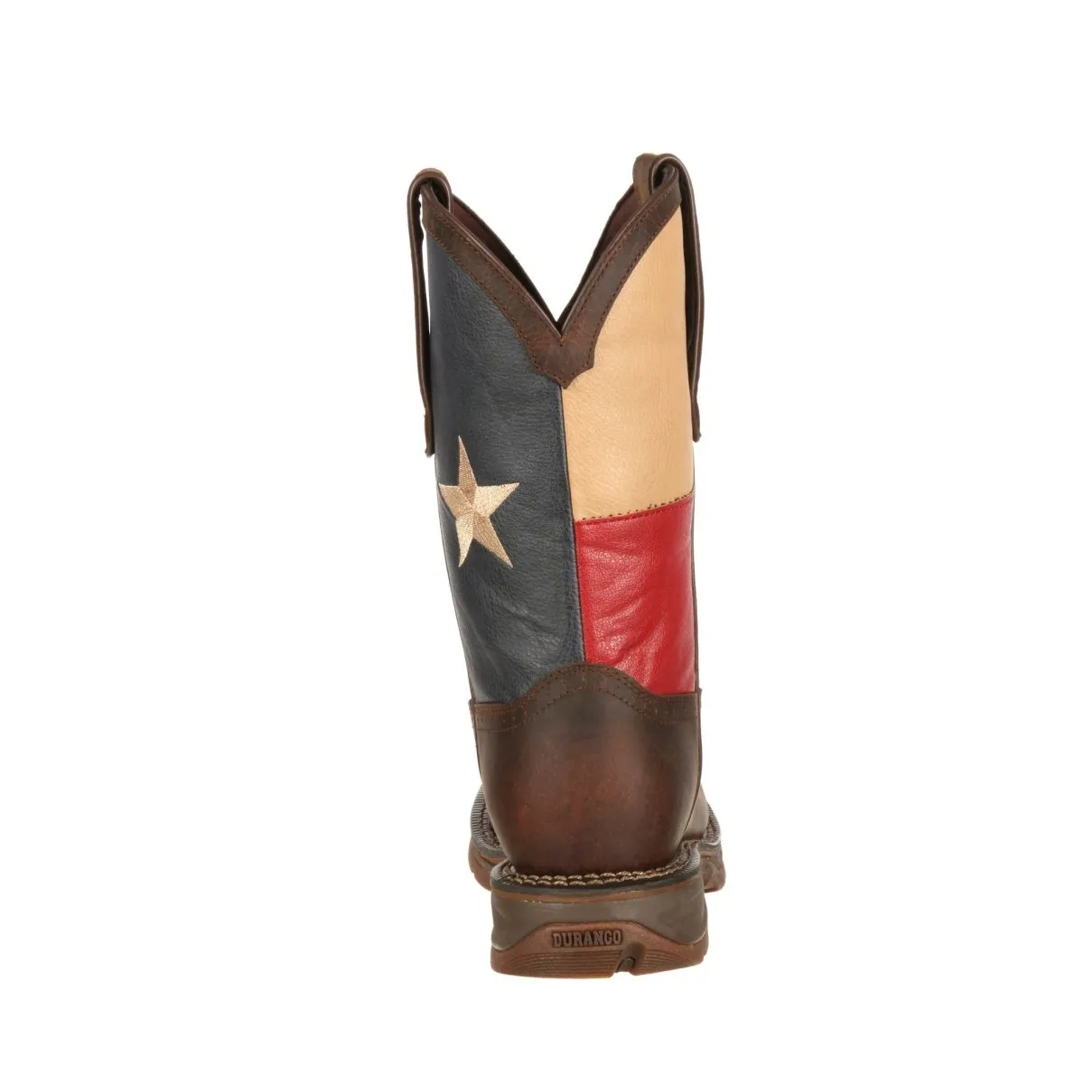 Durango Rebel Men's Steel Toe Texas Flag Western Work Boots Db021 In Brown