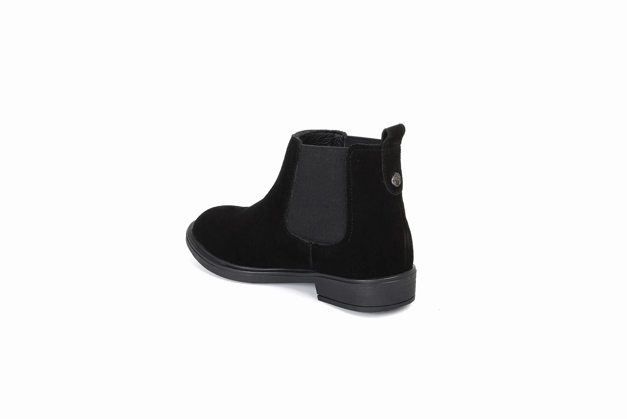 FOOT FEDERATION CHELSEA KIDS' BOOT SUEDE BLACK