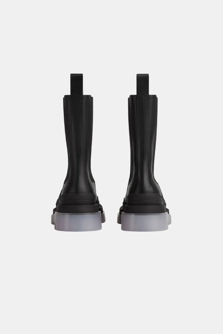 High Chelsea Leather Boots