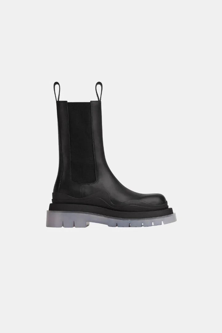 High Chelsea Leather Boots