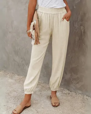 Ivyshape | Casual Straight Summer Pants