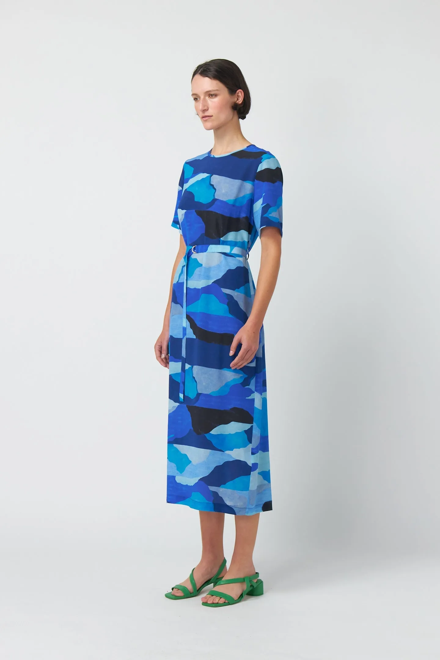 Kate Sylvester Summer Shift Dress - Blue