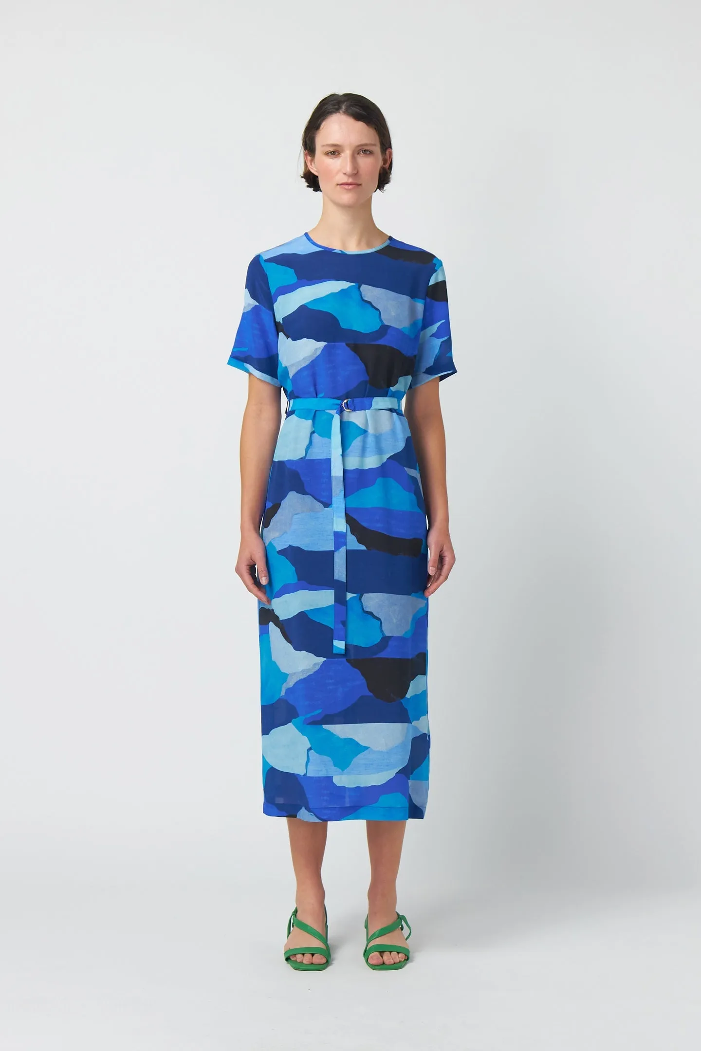 Kate Sylvester Summer Shift Dress - Blue