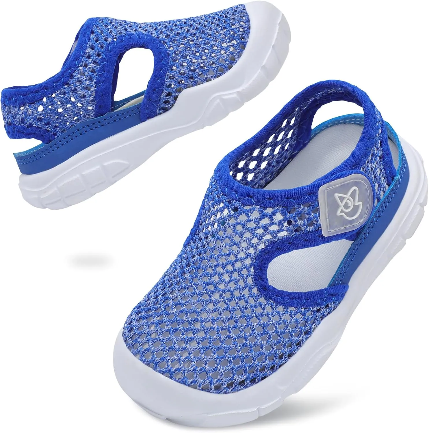 LeIsfIt Toddler Sandals Boys Girls Wide Sandals Kids Water Sandal Shoes Lightweight Barefoot Summer Shoes for Beach Swim