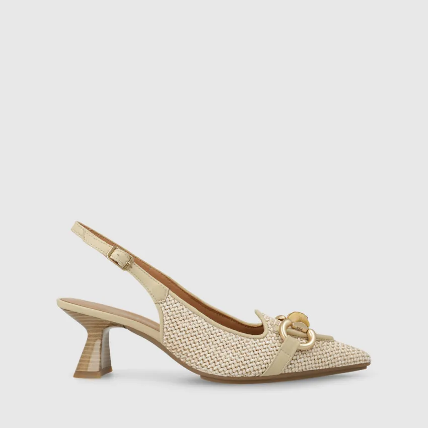Lodi Kal Fabric Slingback Court Shoes
