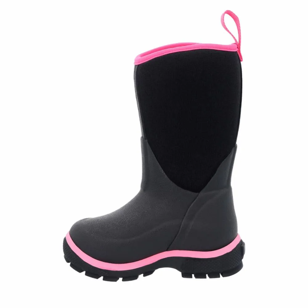 Muck Footwear Kids ELEMENT LILBIG BLACK/PINK