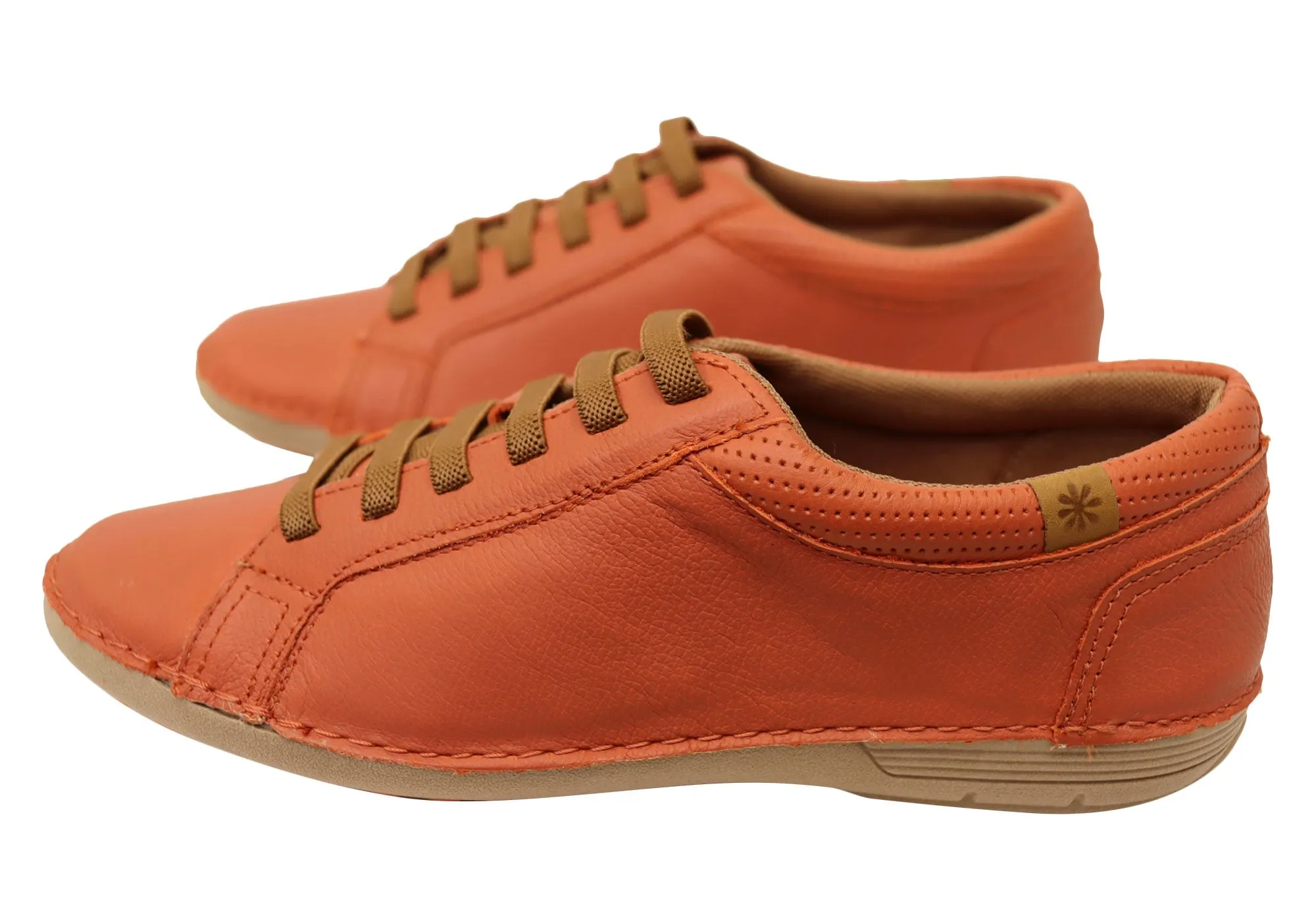 New Face Gemma Womens Comfortable Leather Shoes Made In Brazil
