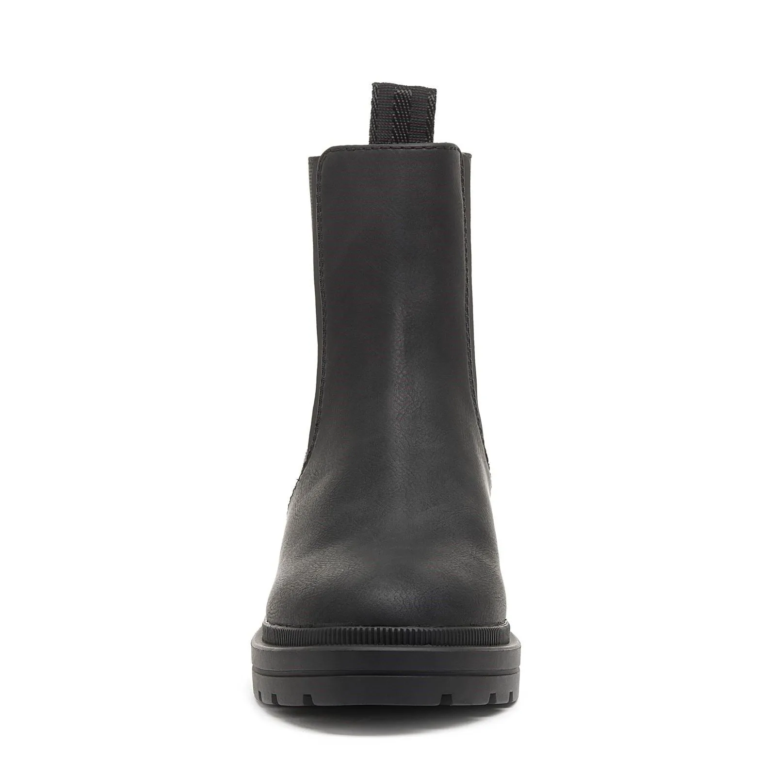 Rocket Dog Iggie Black PU Female Ladies Mid Boot