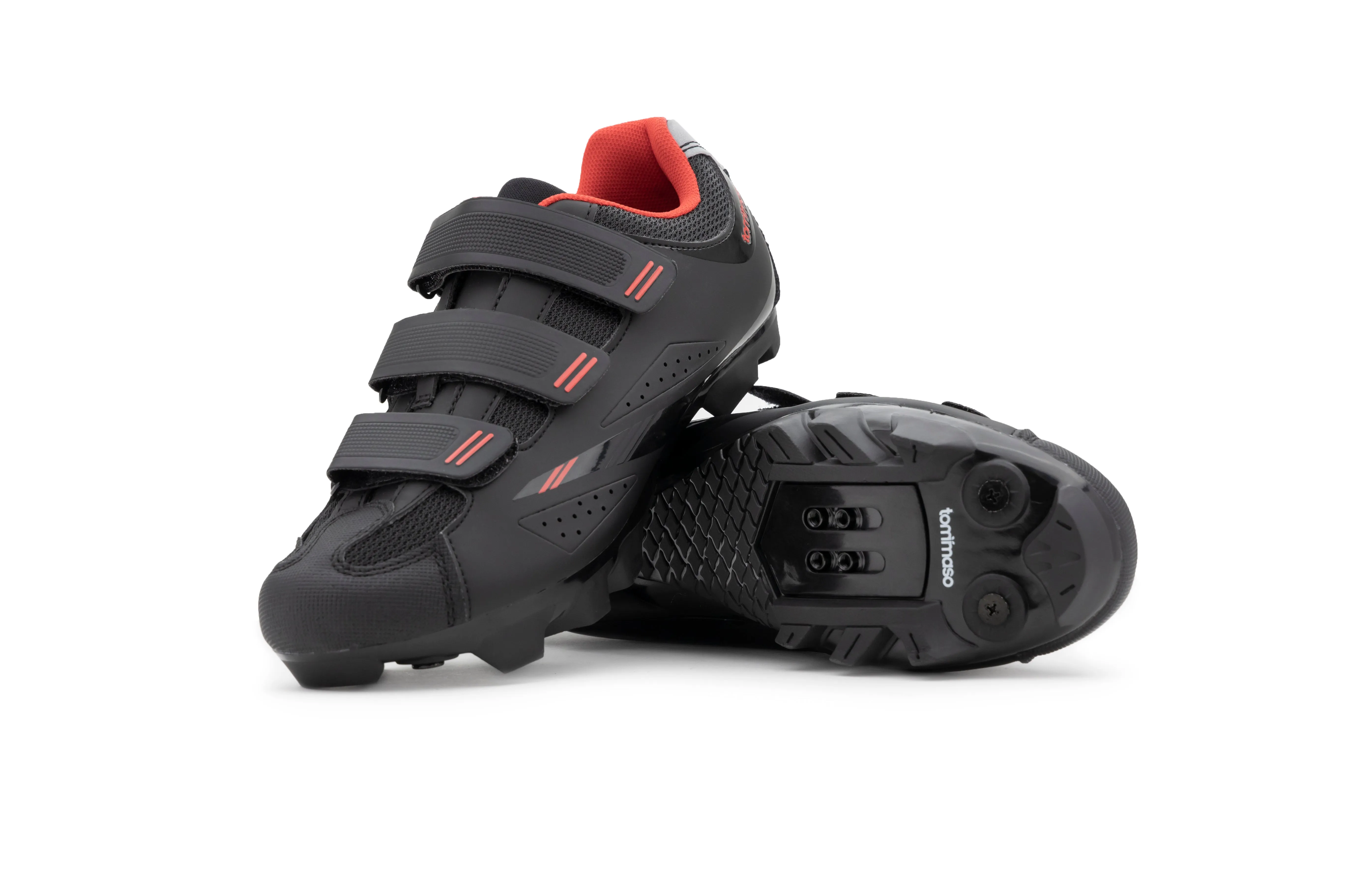 Terra 100 with SPD Cleats - black/red