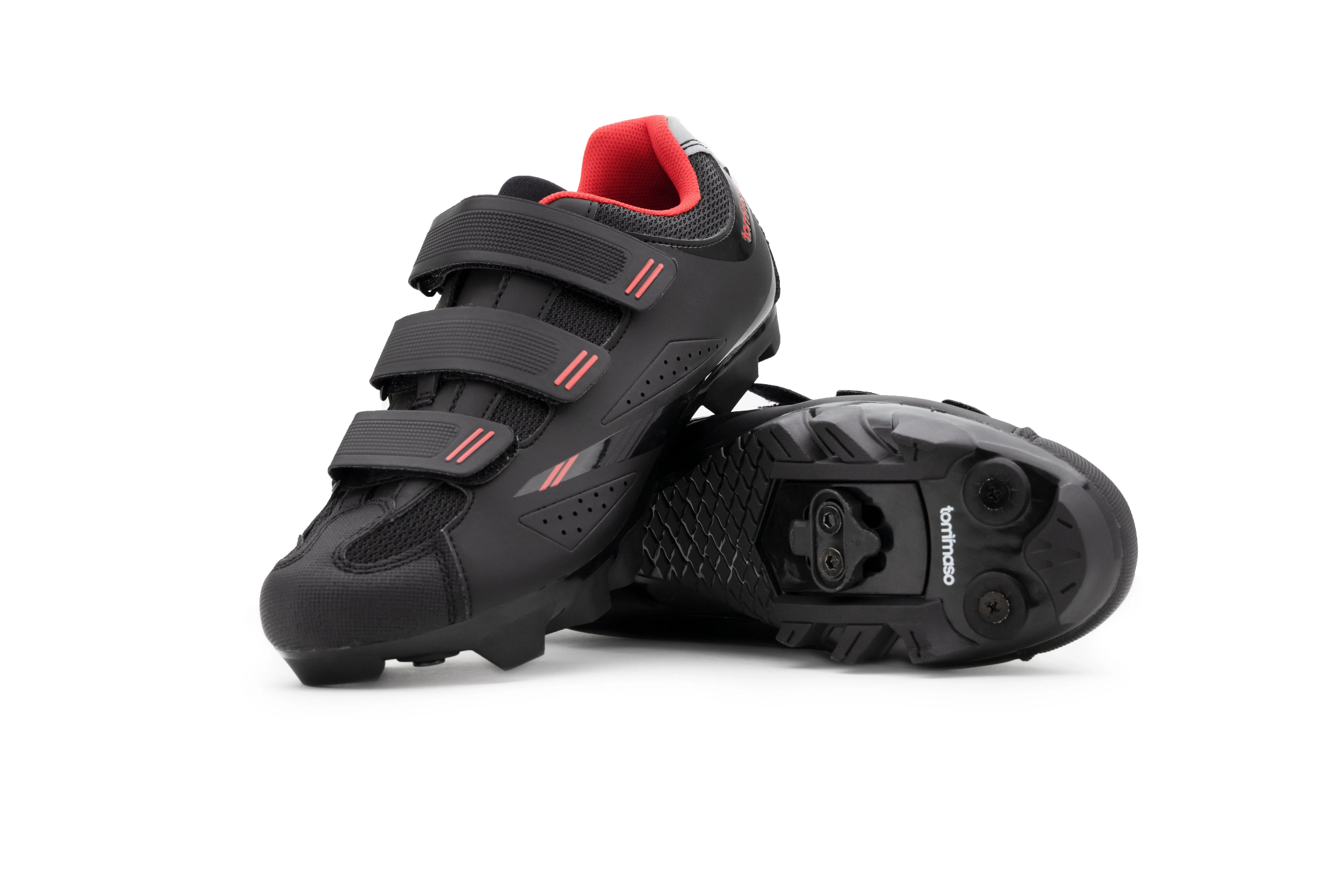 Terra 100 with SPD Cleats - black/red