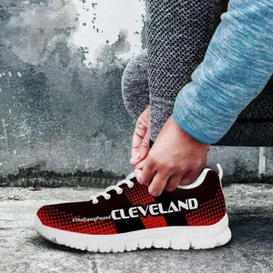 #TheDawgPound Cleveland Fan Mesh Fabric Running Shoes v3