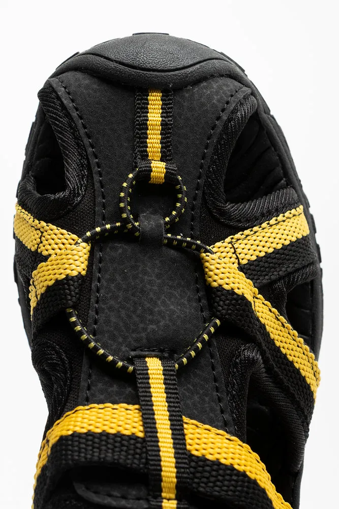 Web Tape Adventure Sandal Black