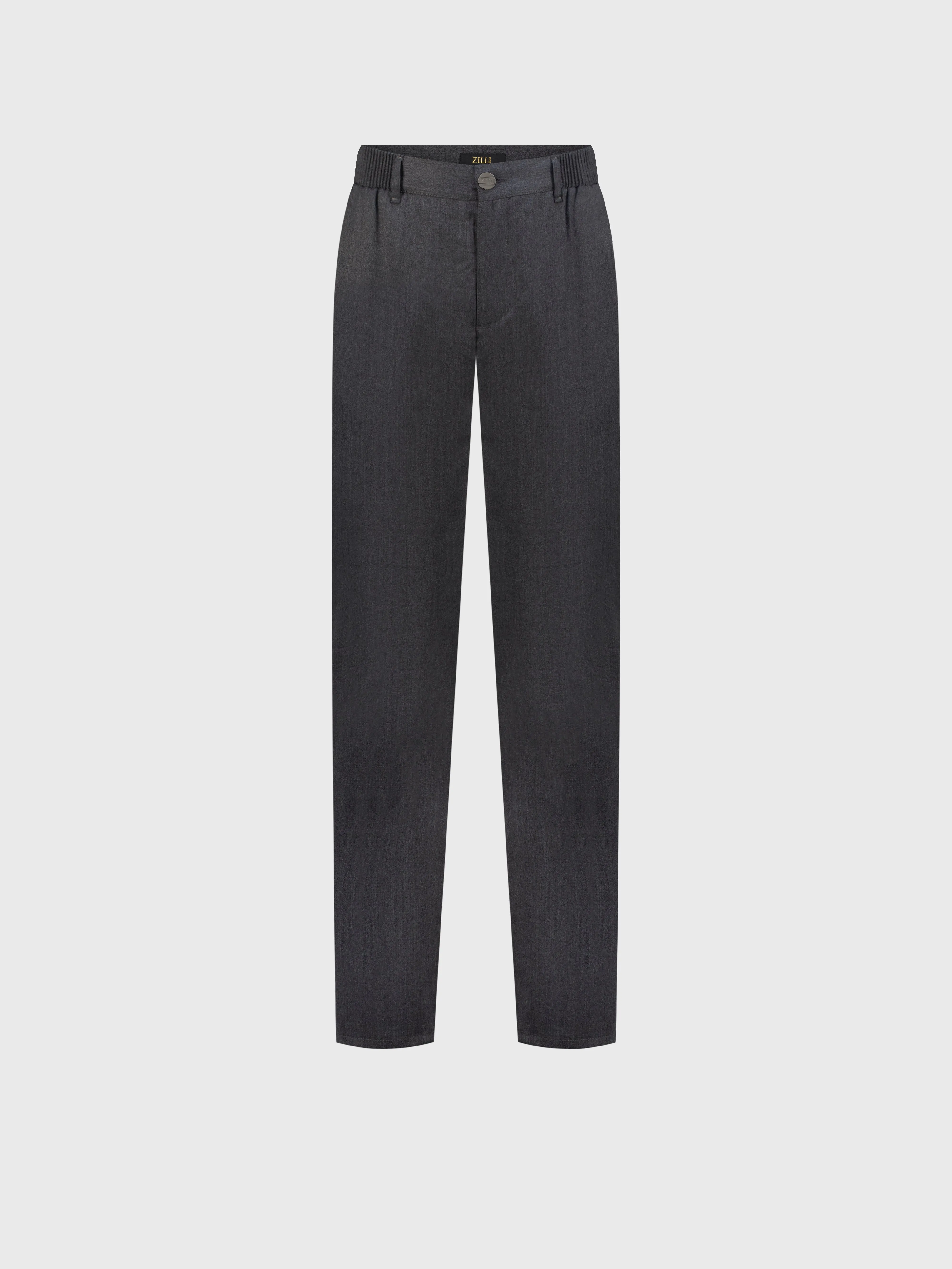 Wool Trousers Light Grey